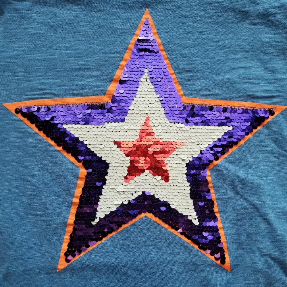 2019 Mini Boden 8-9 years sequin tee - Picture 13 of 15